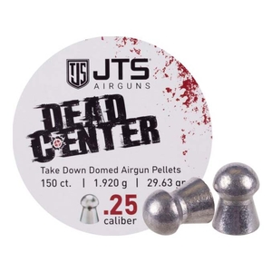 Image of JTS Dead Center Airgun Pellets .25 Pellets (29.6gr) x 150
