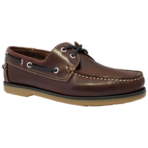 Image of Kanyon Outdoor Amalfi Boat Shoes (Men's) - Chestnut Leather