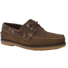 Image of Kanyon Outdoor Amalfi Boat Shoes (Men's) - Brown Crazy Horse