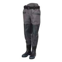 Kinetic X5 Bootfoot Waist Waders - Cleated Sole