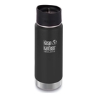 Image of Klean Kanteen WIDE Vacuum Insulated - 473ml (16oz) Cafe Cap 2.0 - Shale Black (Matte)