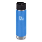 Image of Klean Kanteen WIDE Vacuum Insulated - 592ml (20oz) Cafe Cap 2.0 - Pacific Sky (Matte)