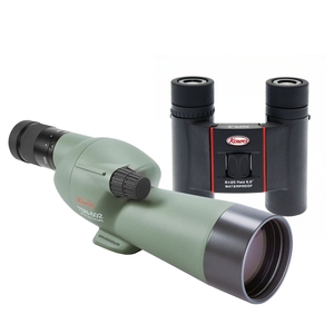 Image of Kowa Ultra Compact Garden Kit - TSN-502 Straight Spotting Scope & SV 8x25 Binoculars