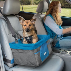 Image of Kurgo Booster Seat - Blue/Charcoal