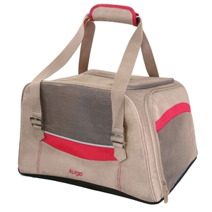 Image of Kurgo Metro Carrier - Nutmeg/Red
