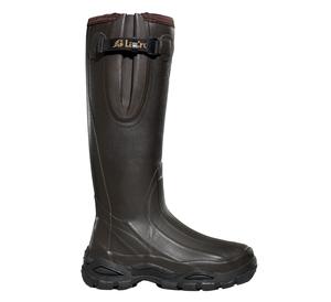Image of LaCrosse Alphaburly Sport Side Zip 15 Inch Wellingtons (Women's) - Estate Brown