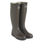 Image of Le Chameau Ceres Jersey Wellingtons (Men's) - Marron Fonce (Brown)