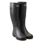 Image of Le Chameau Country Lady Fourree Wellington Boots (Women's) - Black