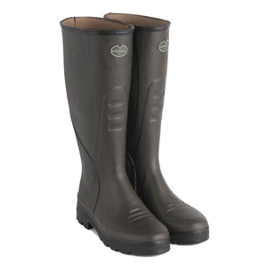 Image of Le Chameau Traqueur Wellingtons (Men's) - Marron Fonce (Brown)
