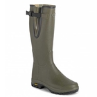 Image of Le Chameau Vierzon Vibram Jersey Wellington Boots (Men's) - Vert