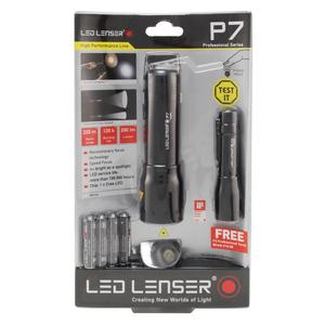 Image of Ledlenser P7 Twin Pack with FOC P3 Torch