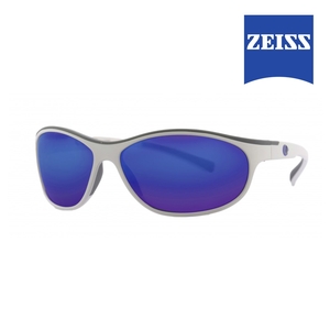 Image of Lenz Discover Coosa Sunglasses - White / Gun Blue Mirror