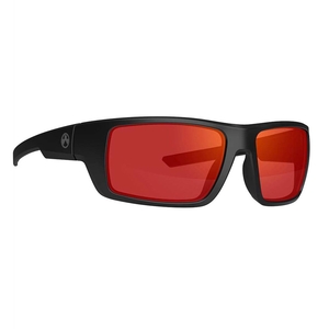 Image of Magpul Apex Polarized Eyewear - Black Frame / Gray Red Mirror Lens