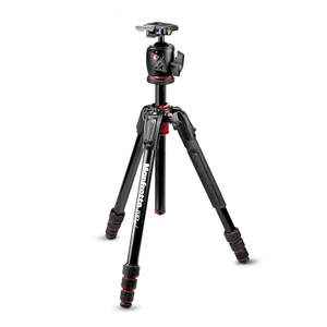 Image of Manfrotto MK190GOA4-BHX 190 Go! MS Aluminium 4 Section Tripod Kit With XPRO Ball Head