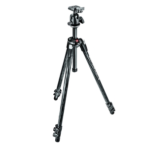 Image of Manfrotto MK290XTC3-BH 290 XTRA Carbon Fibre 3 Section Tripod Kit With Ball Head
