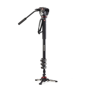 Image of Manfrotto MVMXPRO500 XPRO 4 Section Video Monopod With Fluid Head And Fluidtech Base