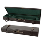 Image of Maremmano Pig Skin Gun Case for O/U Shotguns - Dark Brown