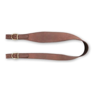 Image of Maremmano X602 Wide Leather Buckled Sling - Dark Brown