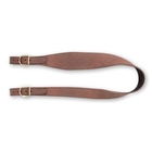 Image of Maremmano X602 Wide Leather Buckled Sling - Dark Brown