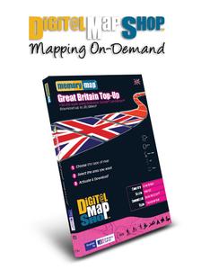 Image of Memory Map Digital Map Shop OS Landranger 1:50000 £100 Top Up Voucher