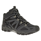 Image of Merrell Grassbow Mid Sport GTX Walking Boots (Men's) - Black / Silver