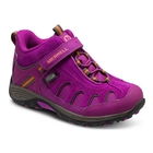 Image of Merrell Light Tech Hike Mid A/C Waterproof Walking Boots (Youth's) - Berry / Coral / Gunsmoke