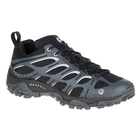 Image of Merrell Moab Edge Waterproof Walking Shoes (Men's) - Black