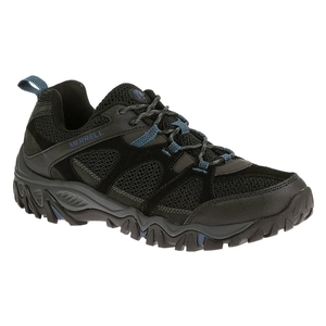 Image of Merrell Rockbit Walking Shoes (Men's) - Black / Tahoe Blue