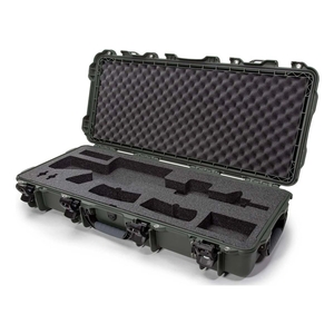 Image of Nanuk Protective Case 985 with Custom Foam for Assault Rifles - Olive