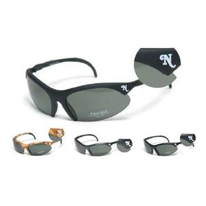 Image of Napier A1000 Series Designer Shooting Glasses - Sand, Carbon, Silver, Black Frame/Smoke Lens