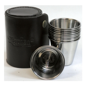 Image of Napier Peg Finder Tumbler Set in Leather Case - 2019 Edition