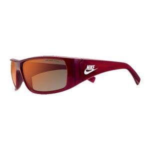 Image of Nike Grind Men's Sunglasses - Crystal Team Red / Grey Orange Flash