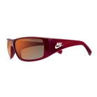 Image of Nike Grind Men's Sunglasses - Crystal Team Red / Grey Orange Flash