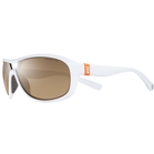 Image of Nike Miler Men's Sunglasses - White / Brown