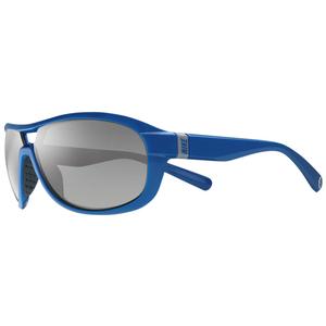 Image of Nike Miler Men's Sunglasses - Deep Royal / Grey with Silver Flash