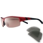 Image of Nike Show-X2 Men's Sunglasses - Team Red / Max Speed and Grey