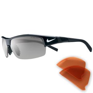 Image of Nike Show-X2 Men's Sunglasses - Black / Grey and Orange Blaze