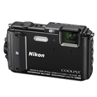 Image of Nikon AW130 16MP Waterproof Compact Camera - Black
