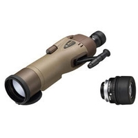Image of Nikon RA III WP 65mm Straight Spotting Scope - Green, 20x Eyepiece & Stay-On Case
