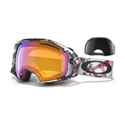 Oakley Airbrake Snow GogglesRed White Shattered / H.I. Persimmon, Dark Grey
