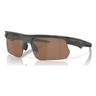 Image of Oakley Bisphaera Polarized Sunglasses - Matte Olive Camo Frame / Prizm Tungsten Polarized Lens