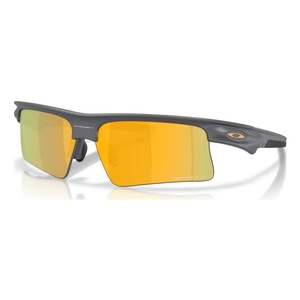 Image of Oakley Bisphaera Speed Sunglasses - Matte Carbon Frame / Prizm 24K Polarized Lens