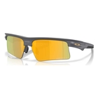 Image of Oakley Bisphaera Speed Sunglasses - Matte Carbon Frame / Prizm 24K Polarized Lens