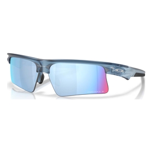 Image of Oakley Bisphaera Speed Sunglasses - Matte Transparent Abyss Frame / Prizm Deep Water Polarized Lens