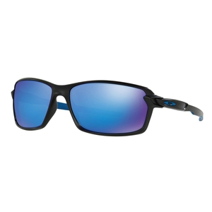 Image of Oakley Carbon Shift Sunglasses - Matte Black Frame/Sapphire Iridium Lens
