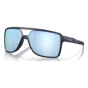 Image of Oakley Castel Prizm Polarized Sunglasses - Matte Translucent Blue Frame / Prizm Deep Water Polarized Lens