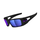 Image of Oakley Crankcase Men's Sunglasses - Matte Black / Violet Iridium