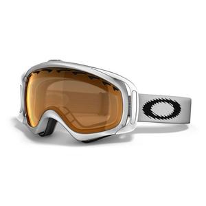 Image of Oakley Crowbar Snow Goggles - Matte White  / Persimmon