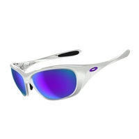 Image of Oakley Disclosure Sunglasses - Pearl (Frame) / Violet Iridium (Lens)