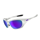 Image of Oakley Disclosure Sunglasses - Pearl (Frame) / Violet Iridium (Lens)